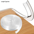 Table Corner Protectors Clear Table Corner Guards Baby Proofing Corner Protector Soft Silicone Furniture Edge Bumper Strip Zpaxo 6M