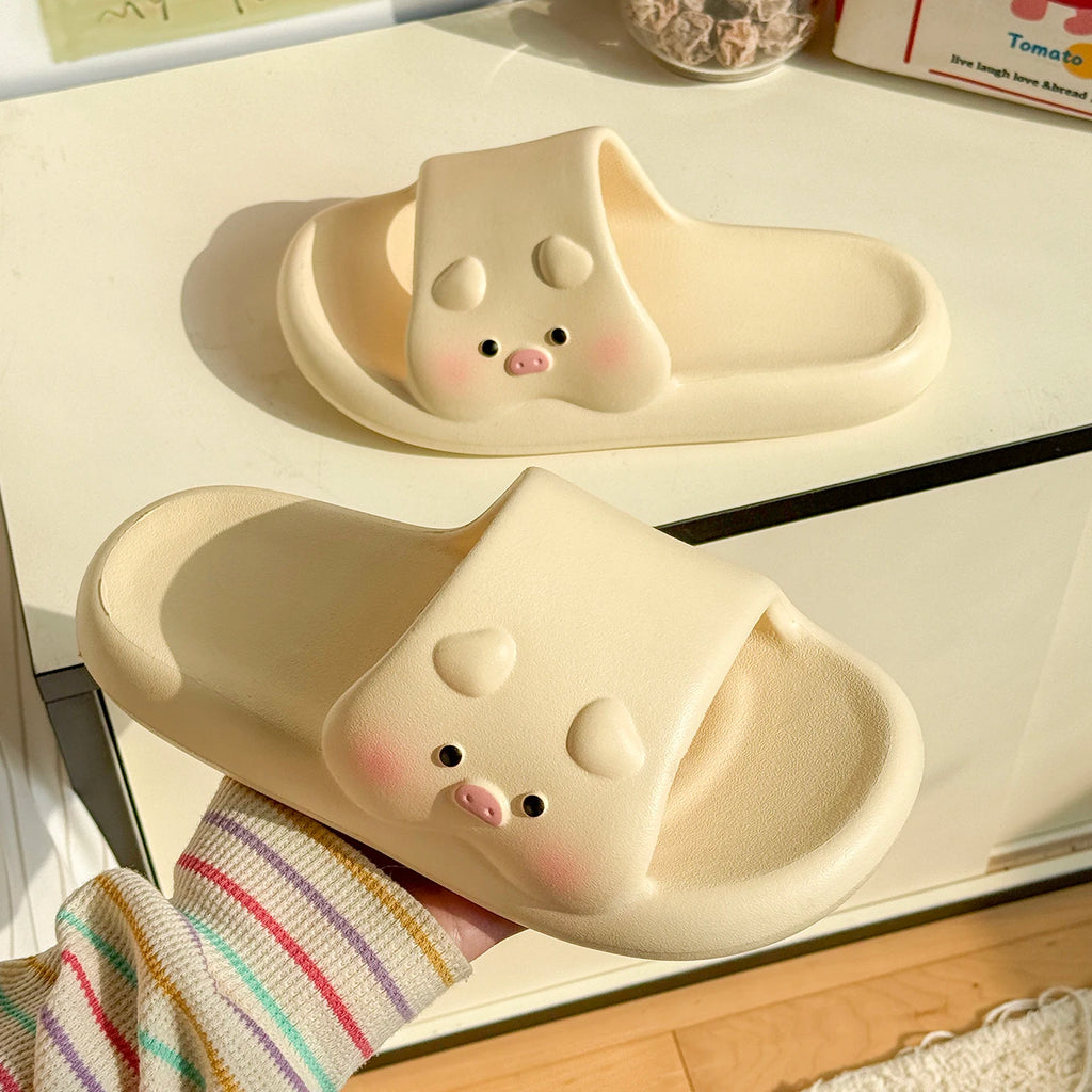 Cute Cartoon Pig Slippers Unisex Men Women Extremely Comfy Cushioned Zpaxo