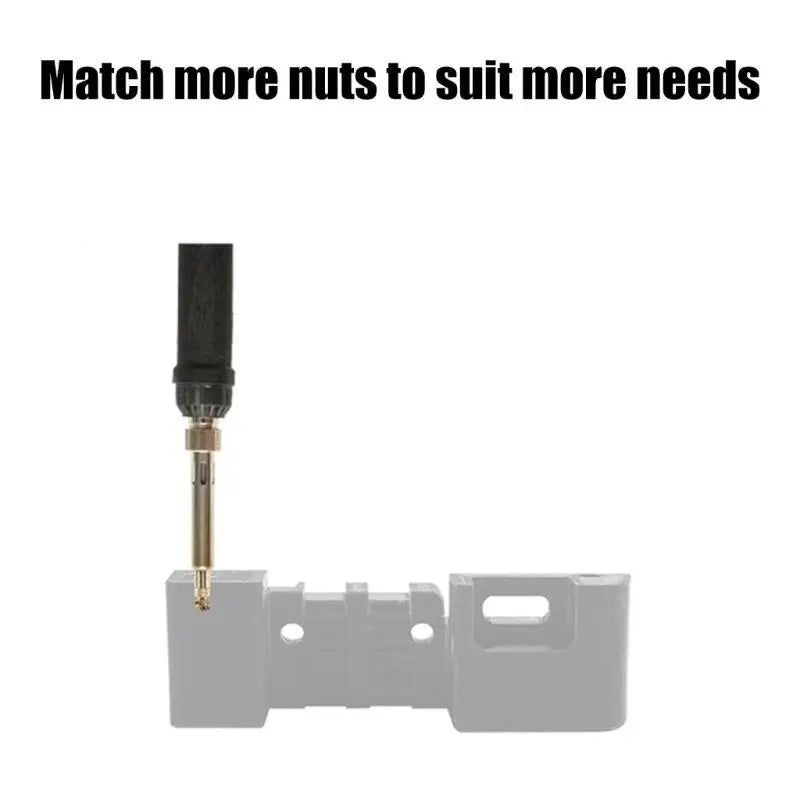 652F Comprehensive Brass Threaded Nut Heat Insertion Set For Soldering Irons Knurled Double Twill Embedment Nut 2 To 8 Zpaxo