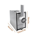 Wooden Bird Food Cleaning Blower Portable Handheld Fan Feed Shelling