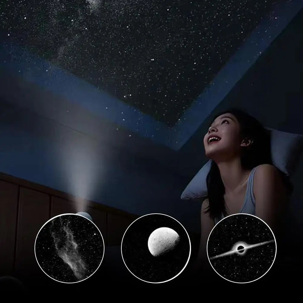 Galaxy Star Projector Replacement Slides Heat Resistant Wide Angle Nebula Simulation Discs for Home Planetarium Night Light Zpaxo