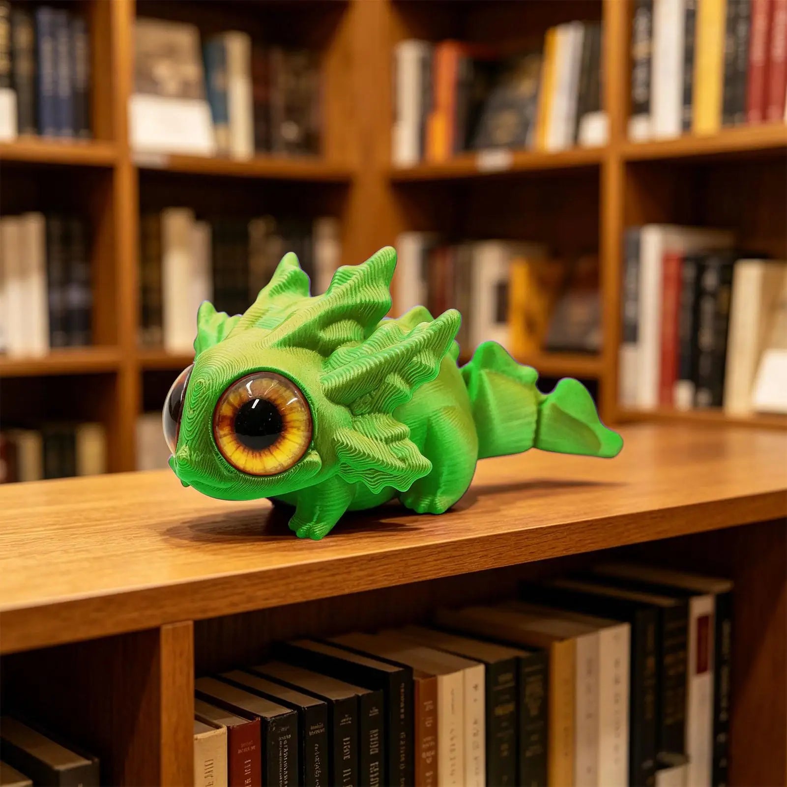 3D Printed Axolotl Articulated Fidget Figurine Moving Joints Big Eyes