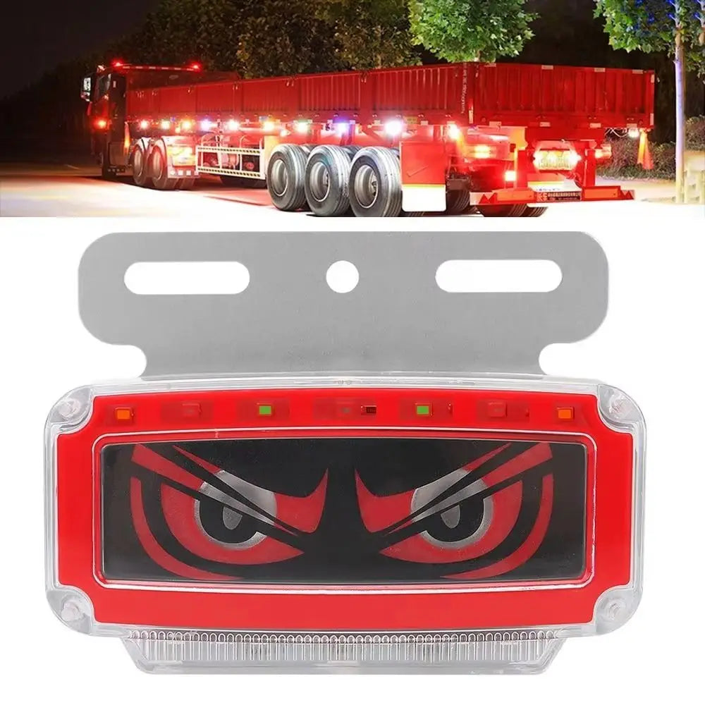RGB LED Devil's Eye Truck Light Ultra-bright Dynamic Effect Side Zpaxo