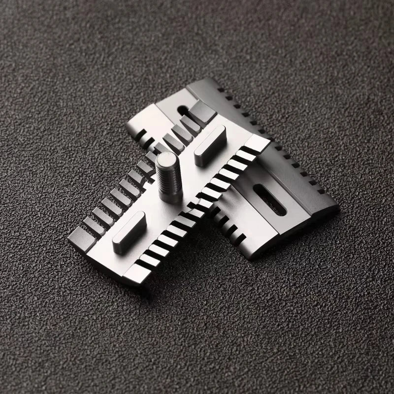 Yaqi High Quality Blade GapL 0.25mm Titanium Mellon Mens Safety Razor Head for Men Professional Shaving Razors Zpaxo