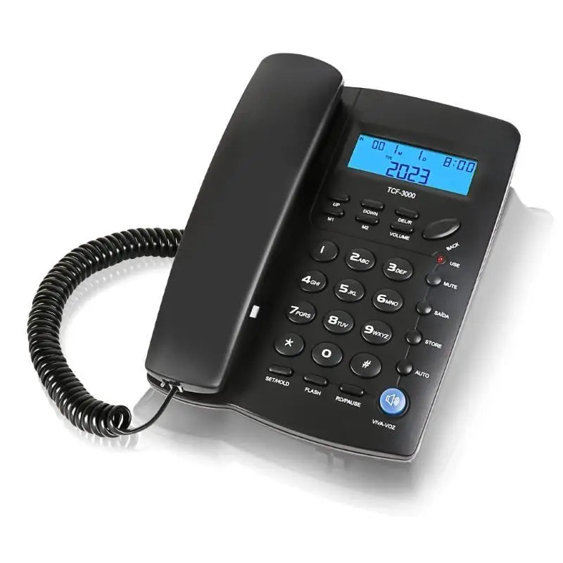 652F Landline Telephone Desktop Fixed Caller Front Desk Home Office Zpaxo