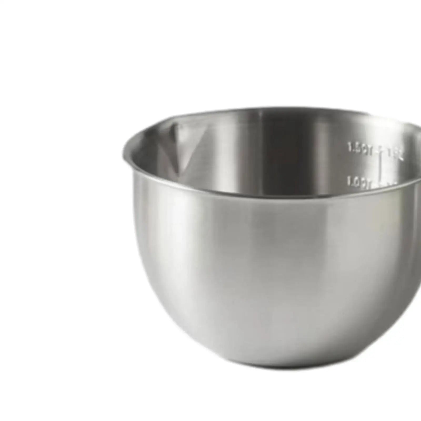 Mixing Bowl Kitchen Utensils Baking Accessory Space Saving Metal Bowl Serving Bowl for Kitchen Cakes Bread Soup Prepping Zpaxo