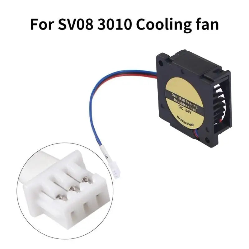 652F Replacement Cooling Fan 4010 3010 5020 DC24V SV08 3D Printer Zpaxo