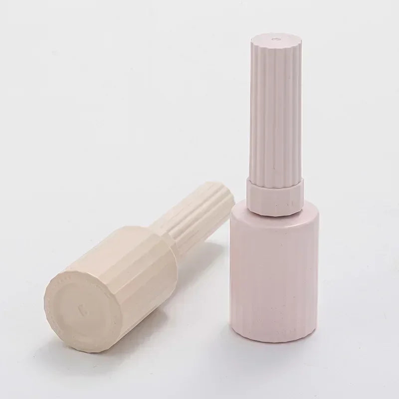 New 10pcs/set 12ml Empty Nail Polishing Bottle Nail Gel Empty Bottle with Brush Glass Empty Blending Bottle Touch-up Container Zpaxo