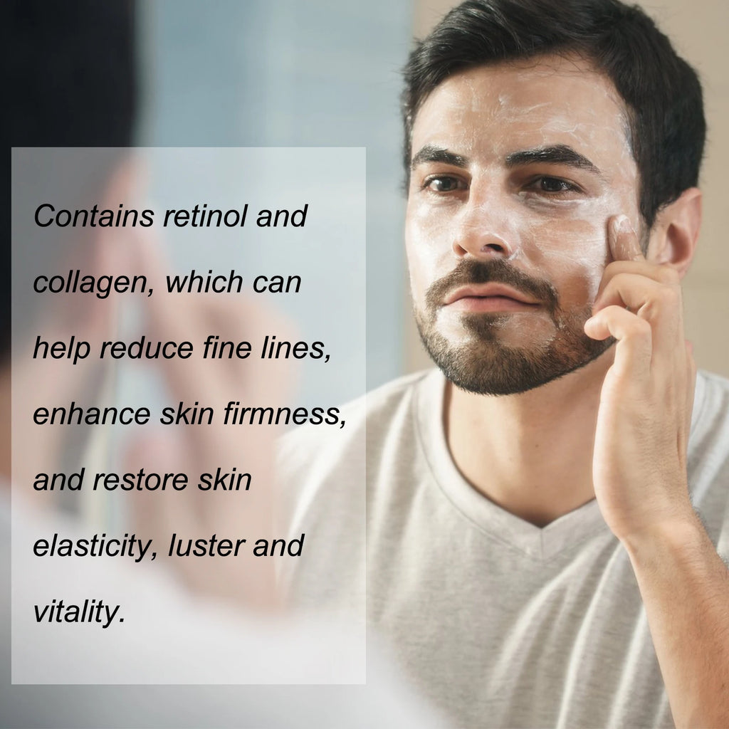 Men's Anti-Wrinkle Face Cream – Retinol & Collagen Moisturizer Men's Face Cream Zpaxo