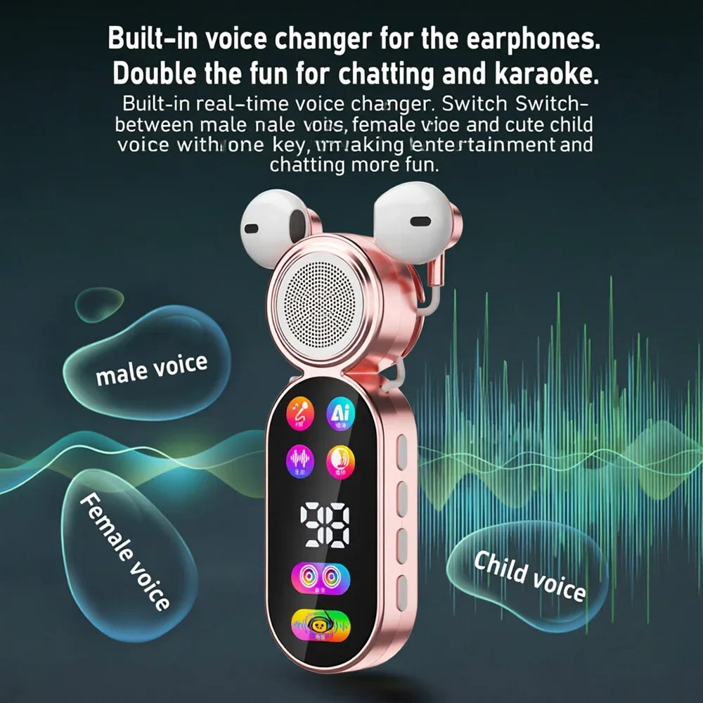 KEBIDUMEI 2-in-1 Wireless Earbuds Portable Speaker Bluetooth 5 4