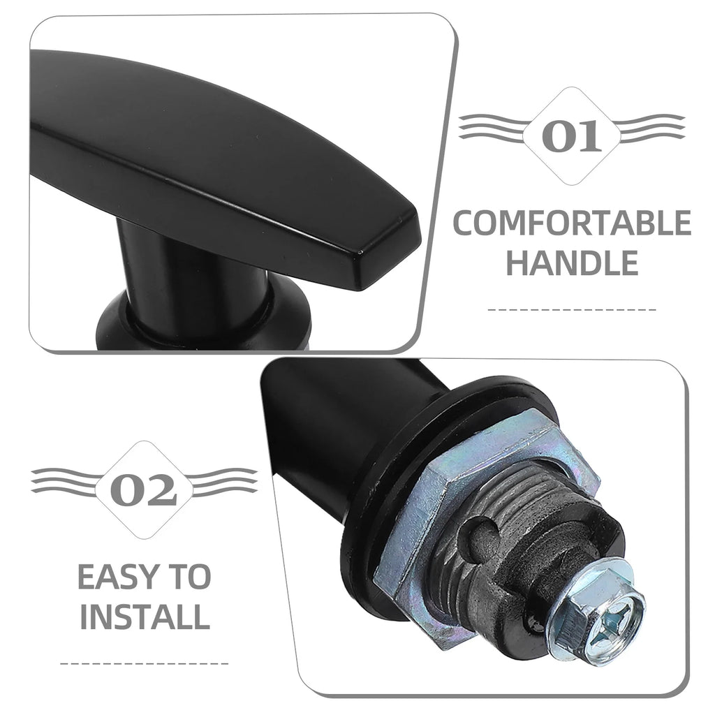 T-shaped Handle Lock Zinc Alloy Rv Storage Cabinet Cam Latch Keyless