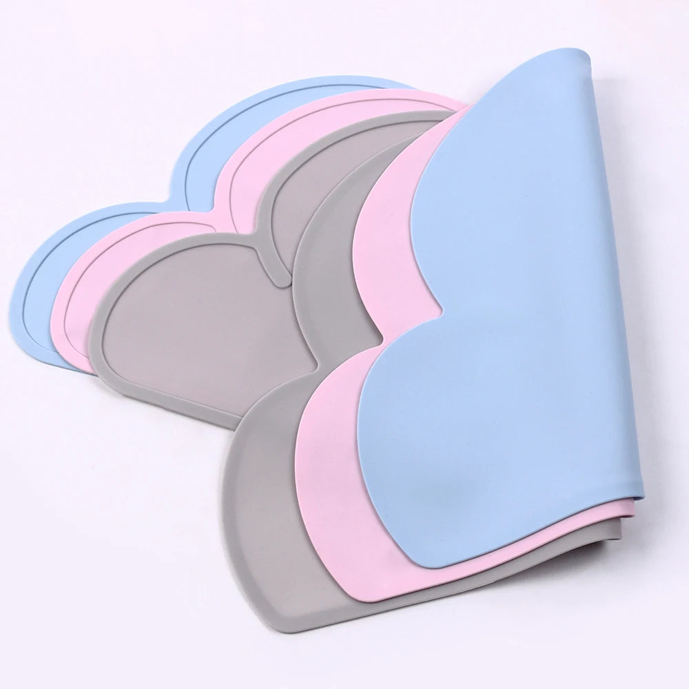 Silicone Pet Food Mat Cloud Shape Dog Cat Bowl Mat Anti-Slip Waterproof Pet Feeding Mat Placemat Zpaxo