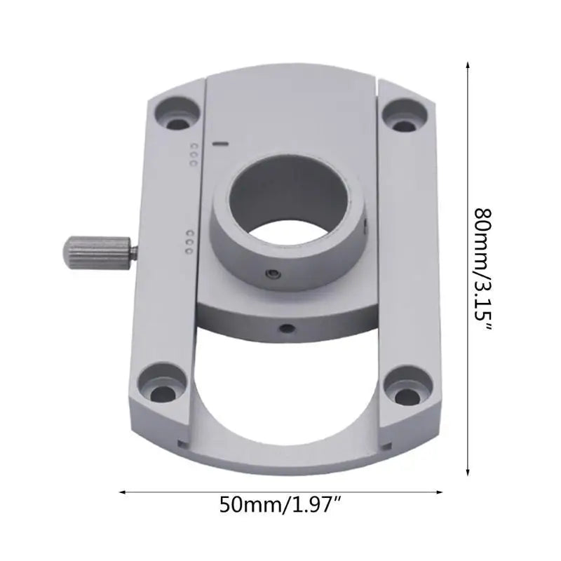 652F Aluminum Alloy Conversion Arm Dedicated Parts Metal Fixing Plate Inner Hole 20mm Zpaxo