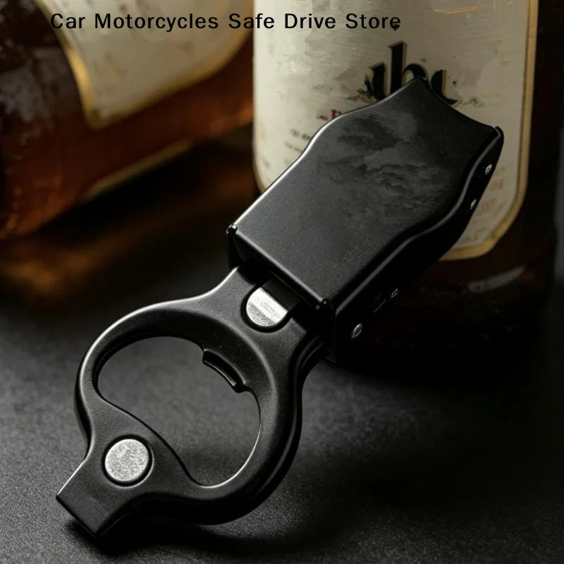 Multifunctional Folding Bottle Opener Sealed Lid Stainless Steel