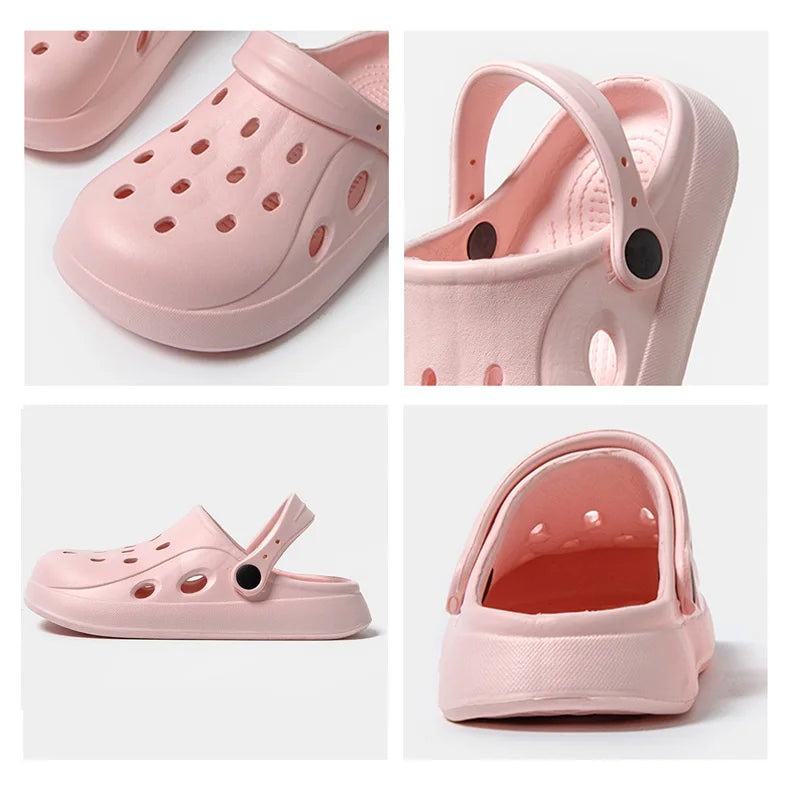 Women Clogs Summer Female Sandals Thick Bottom Home Slides Soft EVA