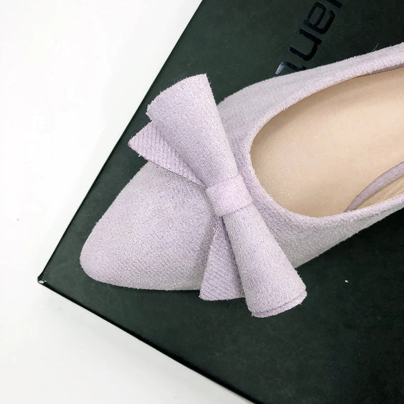 Flat shoes for women 2025 Spring and Autumn new casual point toe shallow mouth comfortable flat shoes Large size women's shoes Zpaxo