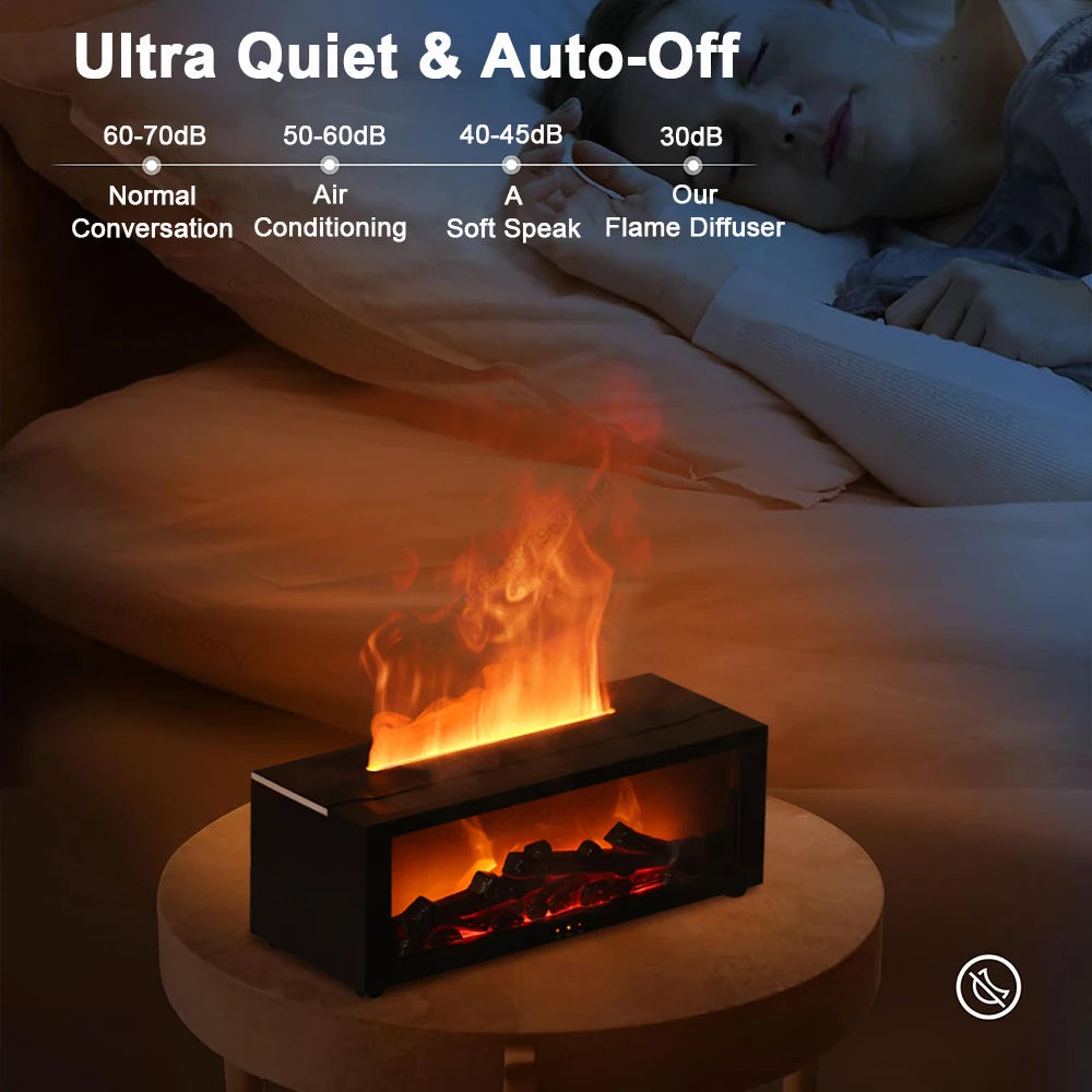 Aroma Humidifier Flame Essential Oil Diffuser Air Aromatherapy
