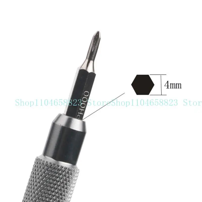 Screwdriver Handle Precisions Screw Driver Holder Handle Repair Hand Tool for 4mm Hexagon Bit Zpaxo