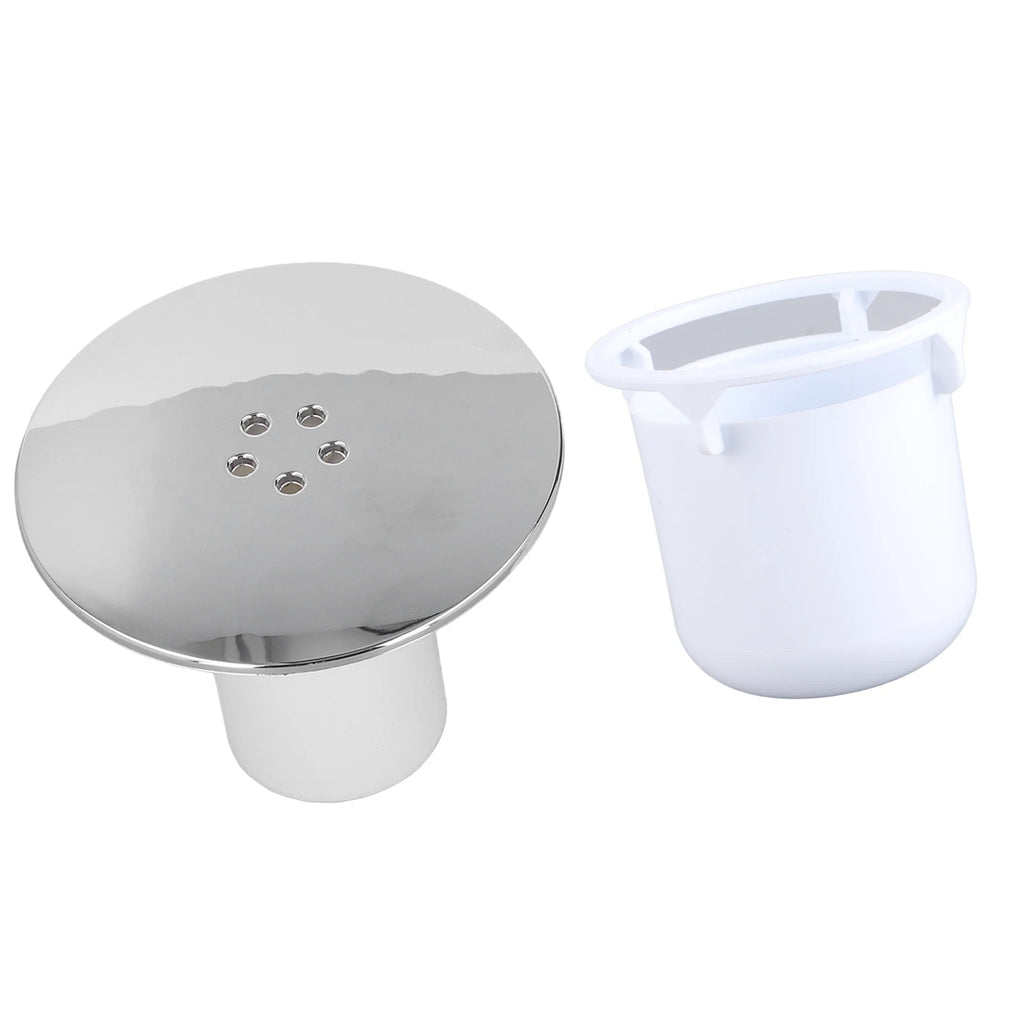 Shower Drain Cover Tray Waste Trap Plug Hole Replacement Chromate