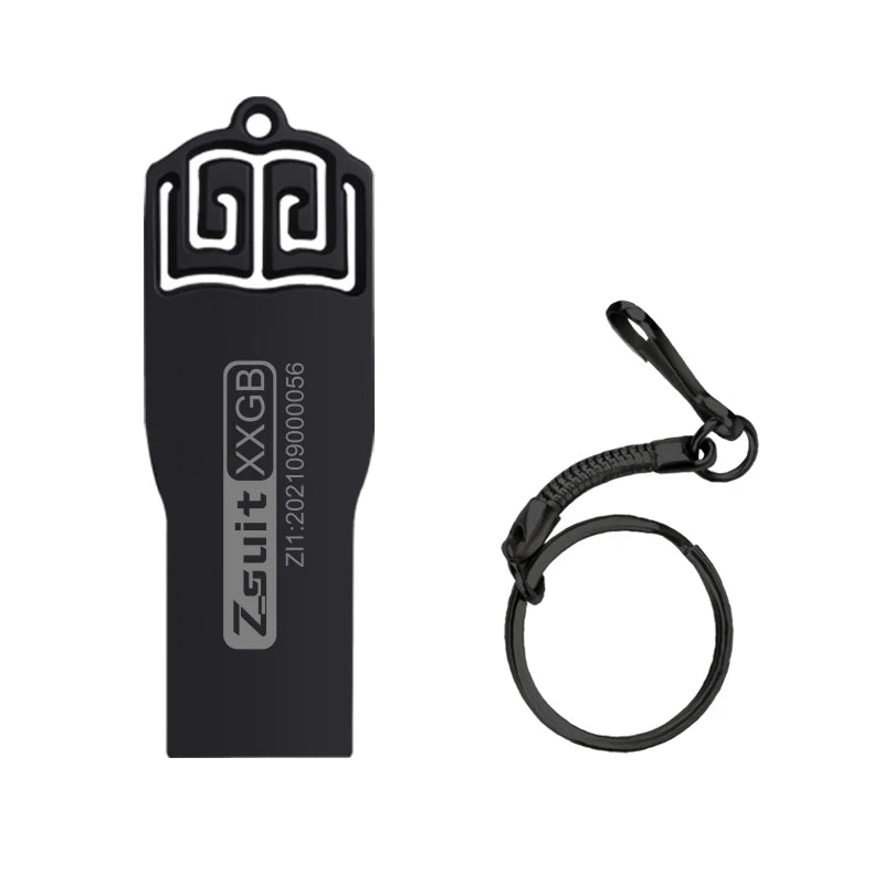 ZSUIT SX Creative USB Fash Drive 4GB 8GB 16GB Pen Drive 64GB Metal Memory Stick Pendrive128GB Custom Logo Gift 10Pcs U Disk Zpaxo 4GB black