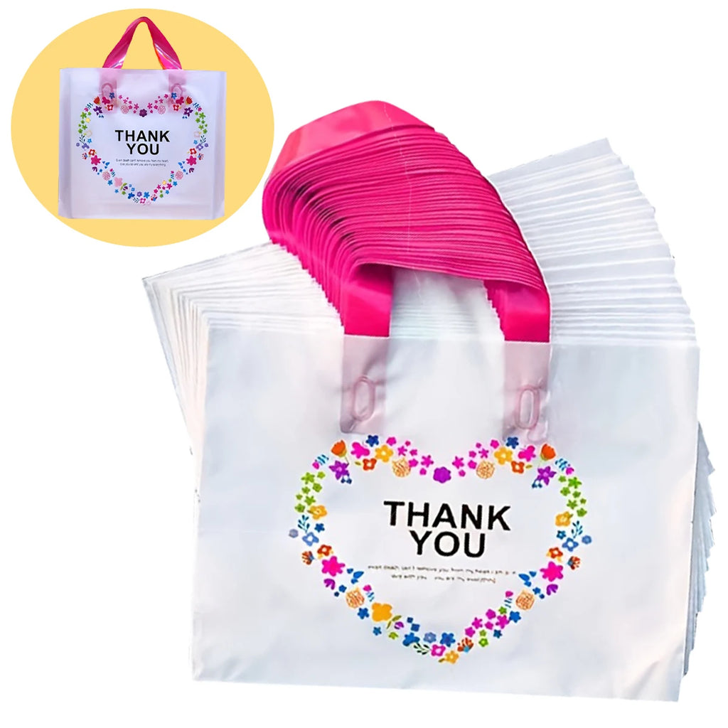 Reusable Gift Tote Bags 50/20 Pack – Retail & Holiday Shopping