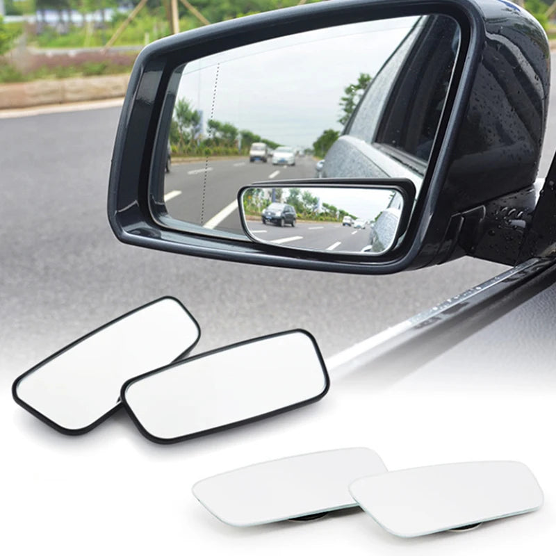Car 360 Degree Adjustable Blind Spot Mirror Auxiliary Rearview Convex