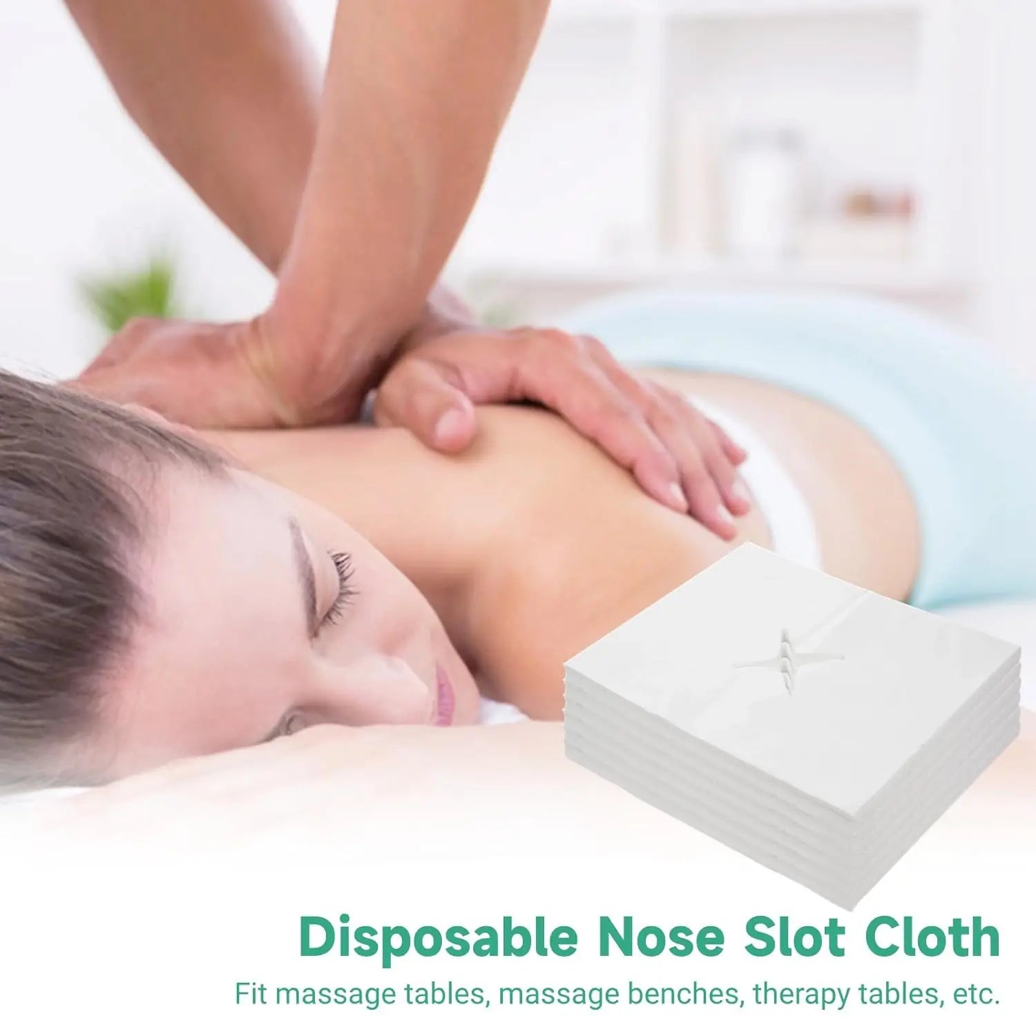 Disposable Face Cradle Covers – Soft Non-Woven Massage Bed Sheets