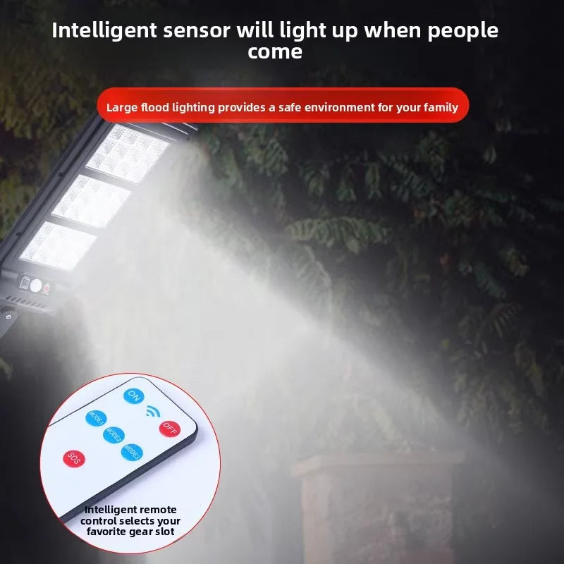 Outdoor Waterproof Solar Integrated Remote Control Small Street Lamp