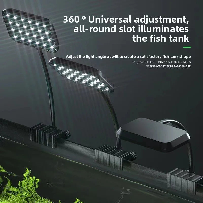 13W Full Spectrum Aquatic Plant Clip Light – Fish Tank LED