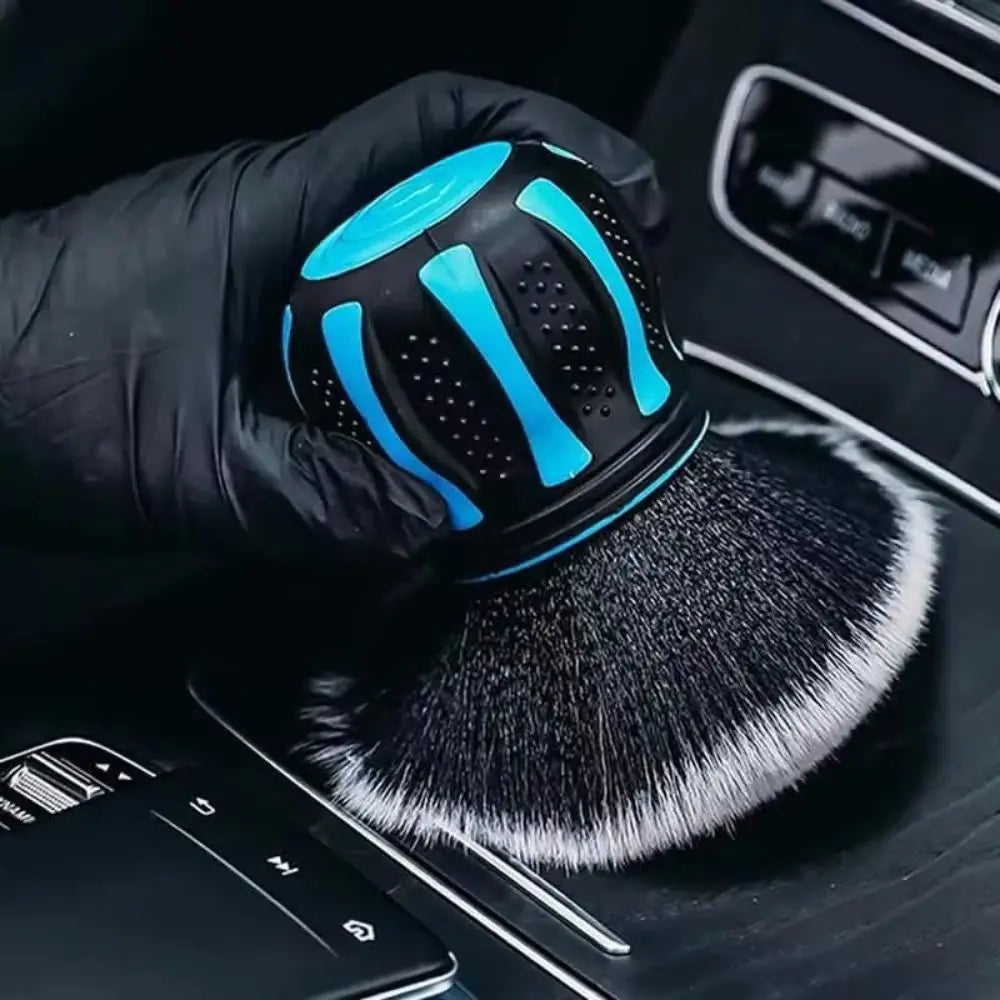 Soft Bristles Car Detailing Brushes Ergonomic Grip Reusable Design Zpaxo