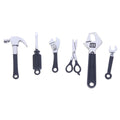 ▶6Pcs/Set Dollhouse Mini Repair Kits Accessories Hammer Wrench Furniture Toys Zpaxo Black