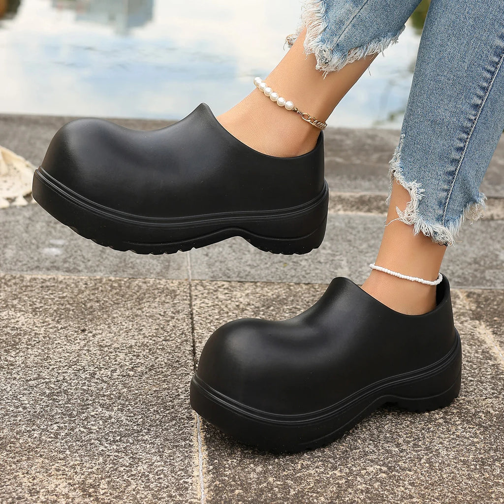 2025 New Trend Women Ankle Boots Retro Waterproof Outdoor Shoes Lightweight Comfortable Boots Couples Garden Clogs Shoes Women Zpaxo
