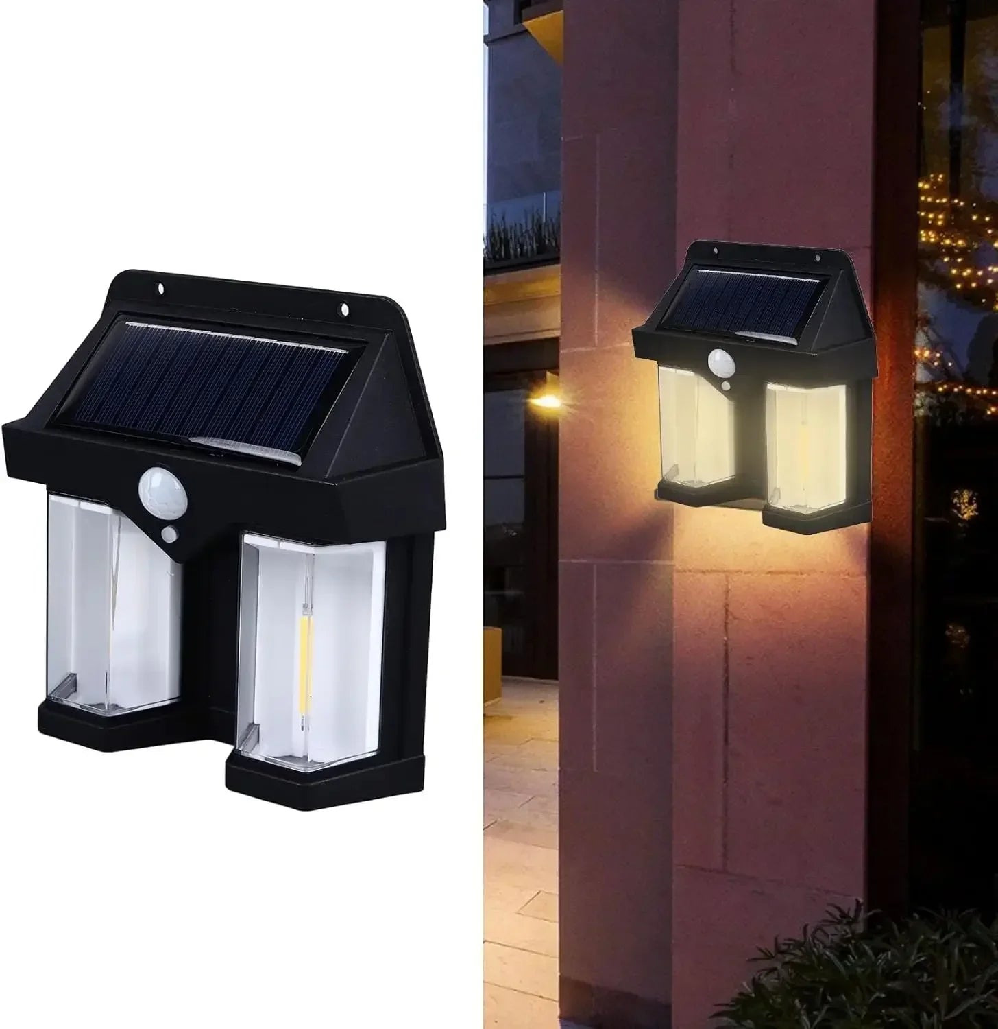 Solar Motion Sensor Outdoor Wall Light – IP55 Waterproof LED Solar Wall Light Zpaxo