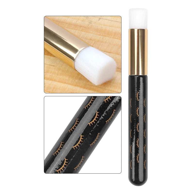 Professional Eyelash Extension Shampoo Cleaning Brush Pink Shining
