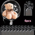 30-Inch Transparent Bobo Balloons Fillable Clear Bubble Balloon