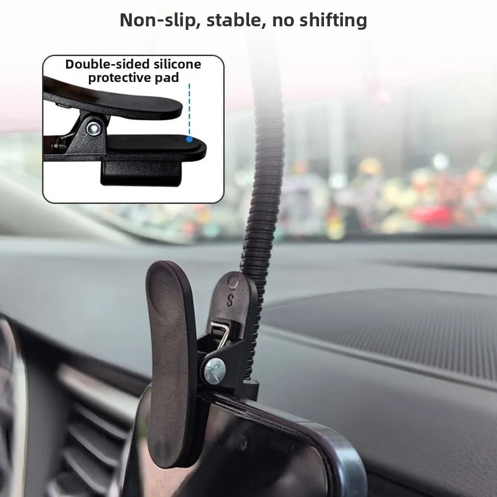 Bending Design Car Mobile Phone Sunshade Clip Anti-glare Cell Zpaxo