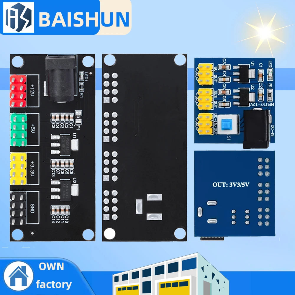 Power module 3.3v 5v 12v multi-channel output voltage conversion module DC-DC12V to 3.3v 5v 12v Zpaxo