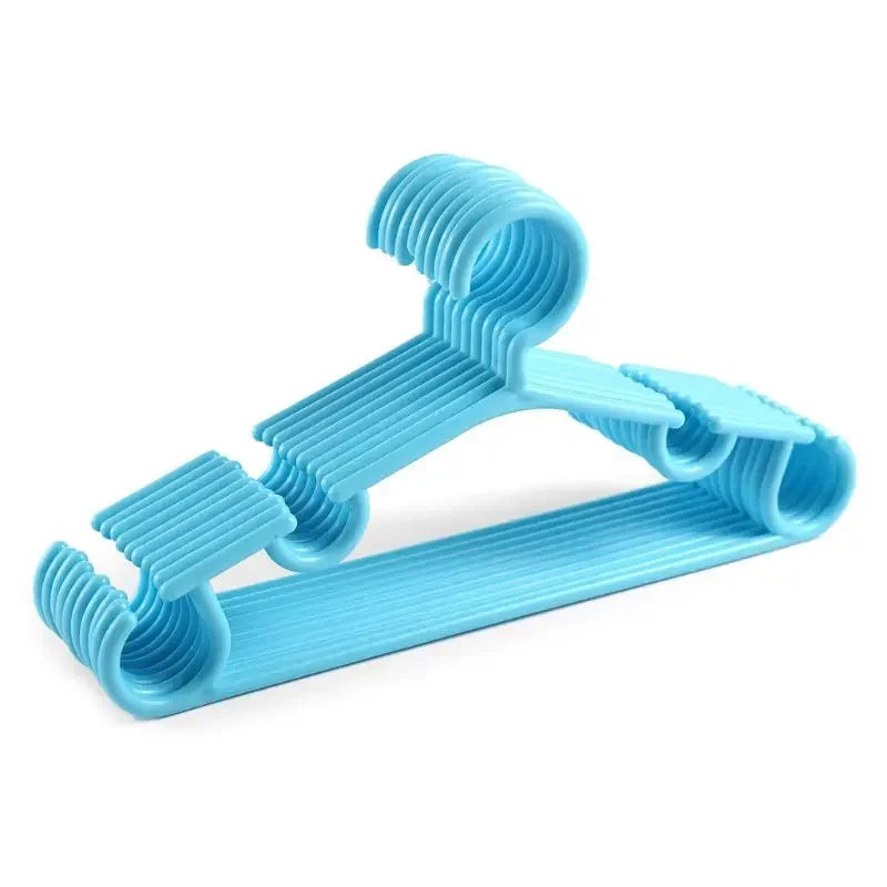 5-20Pcs Baby Hangers for Plastic Candy Colored Children's Clothes Hanger -Safe and Durable Can Be Used As Toddler or Baby Hanger Zpaxo Blue 10pcs