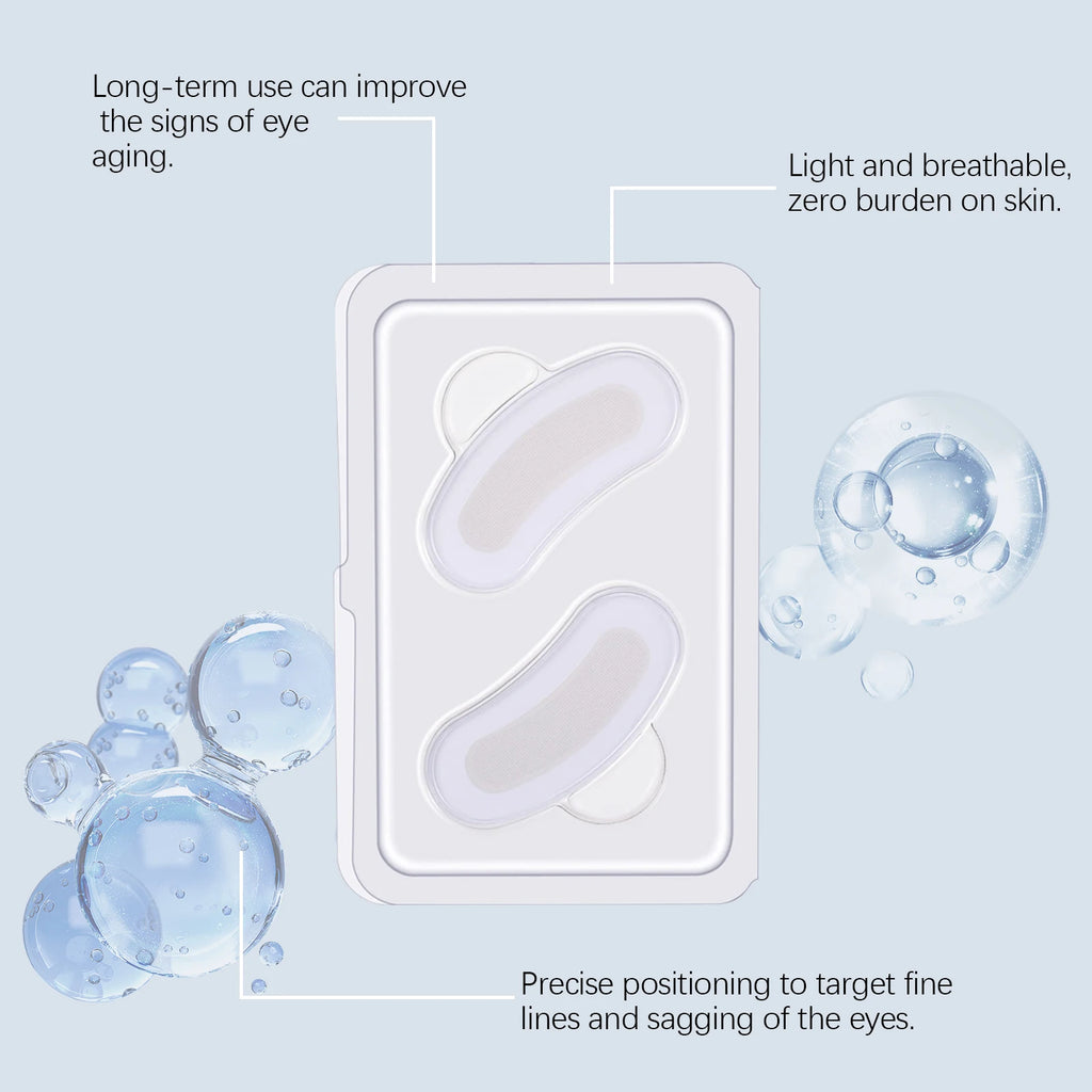 Eelhoe Micro-Needle Hyaluronic Acid Eye Patch | Anti-Wrinkle Eye Treatment Patch Zpaxo