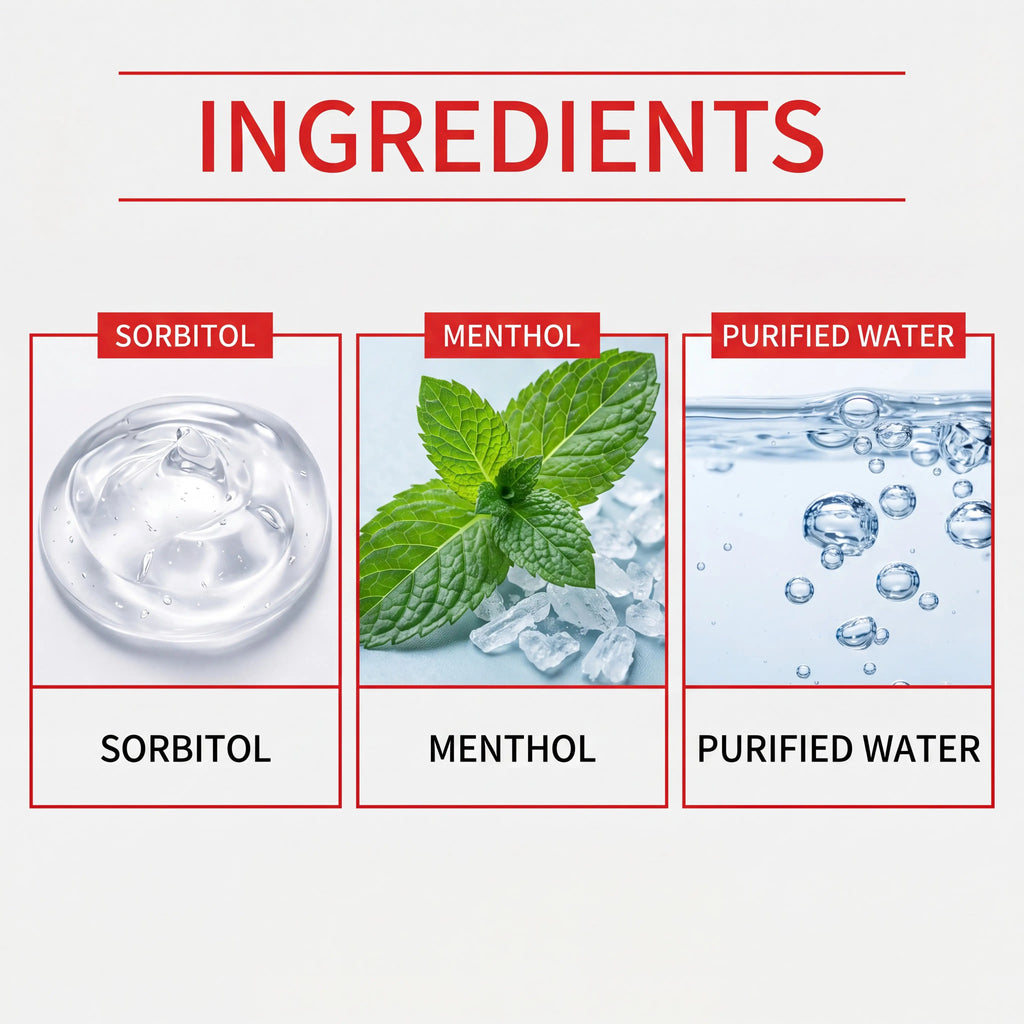 Mild Mint Mouthwash Daily Oral Cleaning Liquid Sensitive Gum Care Refreshing Breath Stain Control Mouth Wash Bottle 237ml Zpaxo