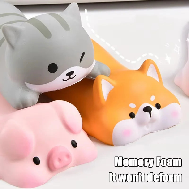 Cute Animal Wrist Mouse Pad Hand Support Pillow Arm Rest Ergonomics