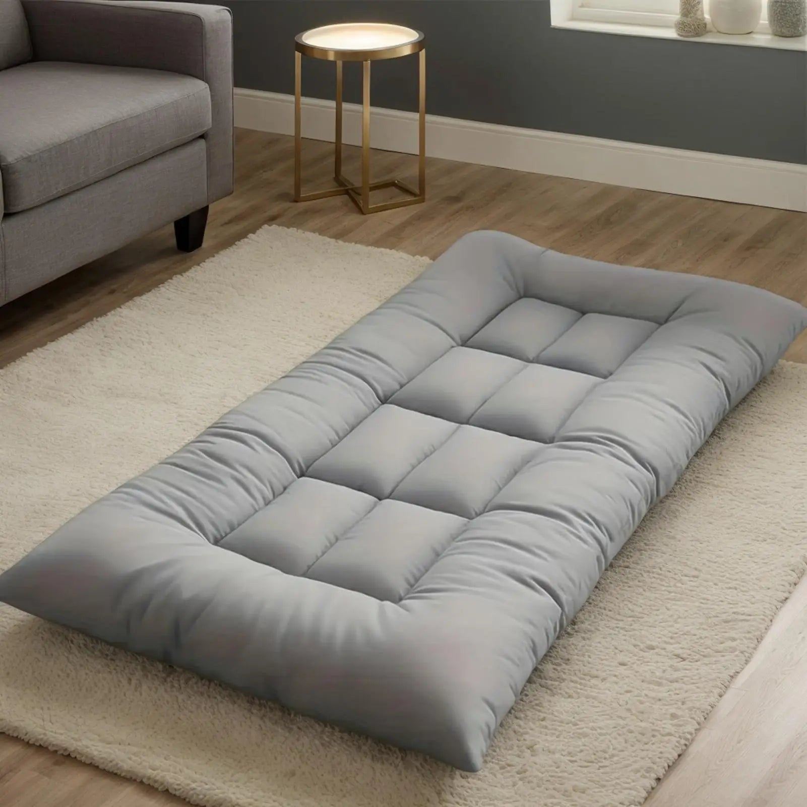 Large Dog Cooling Mat Breathable Cool Down Bed Anti-slip Pet Sleeping