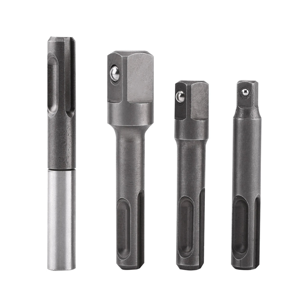 Drill Bit Socket SDS Shank 1 4 Hex Adaptor 3 8 2 Extension Connector