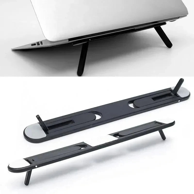 Foldable Laptops Riser Stand for Macbook Pro Air Lenovo Samsung Notebook Cooling Pad Invisible Laptop Holding Bracket Lift Stand Zpaxo