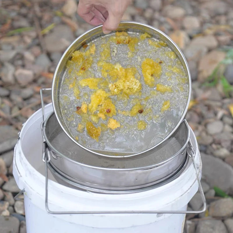 Stainless Steel Beekeeping Double Layer Honey Filter Settling Tank