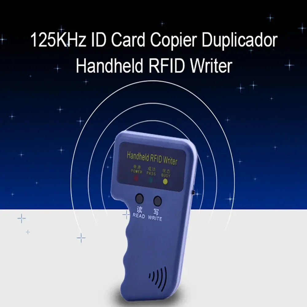 125KHz RFID Programmer Duplicator Copier Writer Reader Writer ID Card Cloner & key Zpaxo
