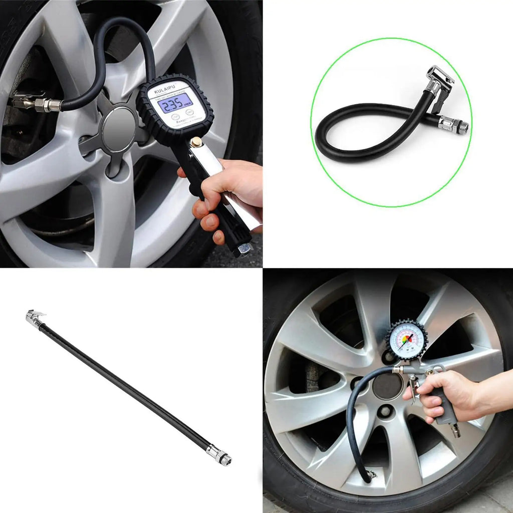 Tyre Inflator Hose Inflation Extension Air Pump Multi-purpose Tire