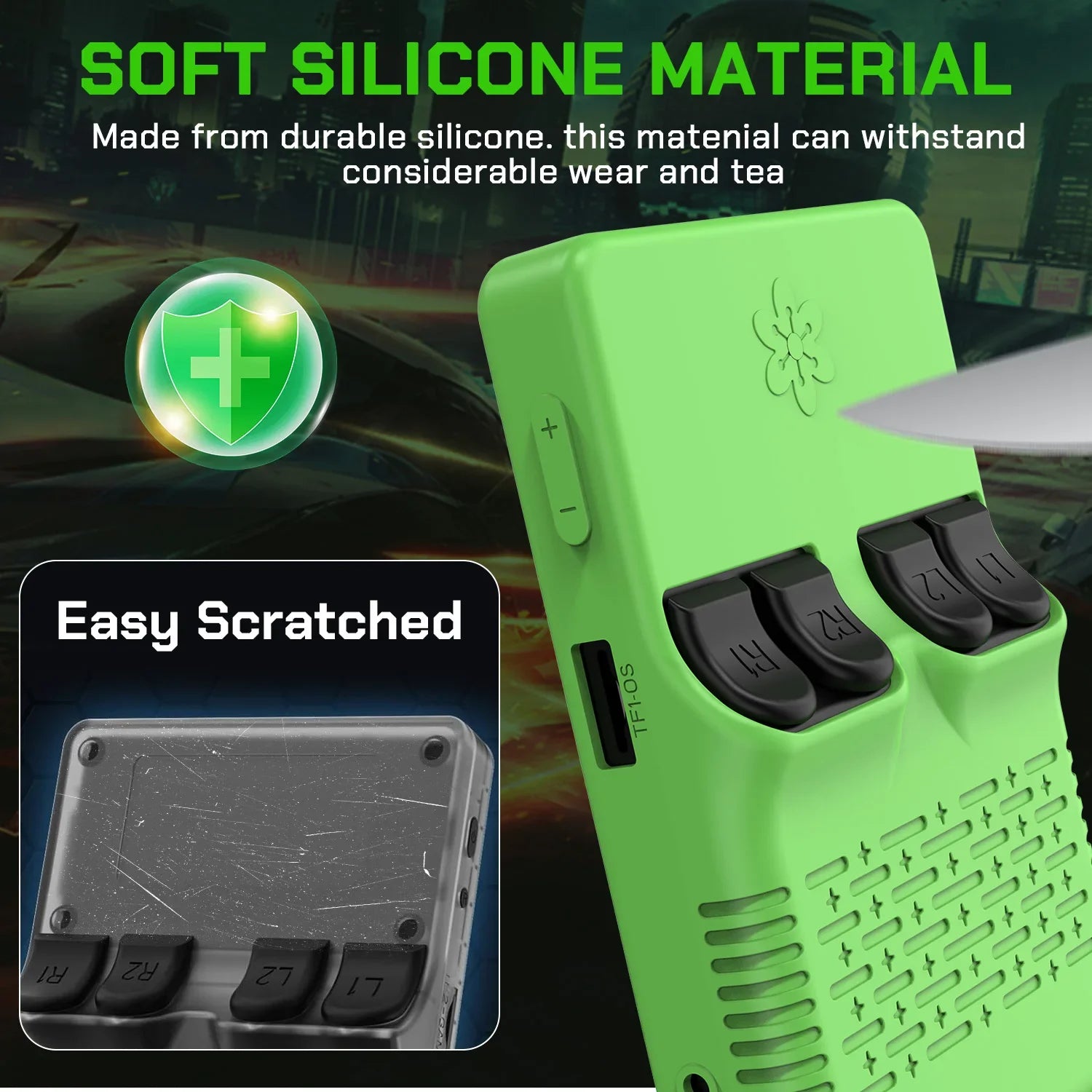 R36s Silicone Case Games Premium Handheld Game Console Protective