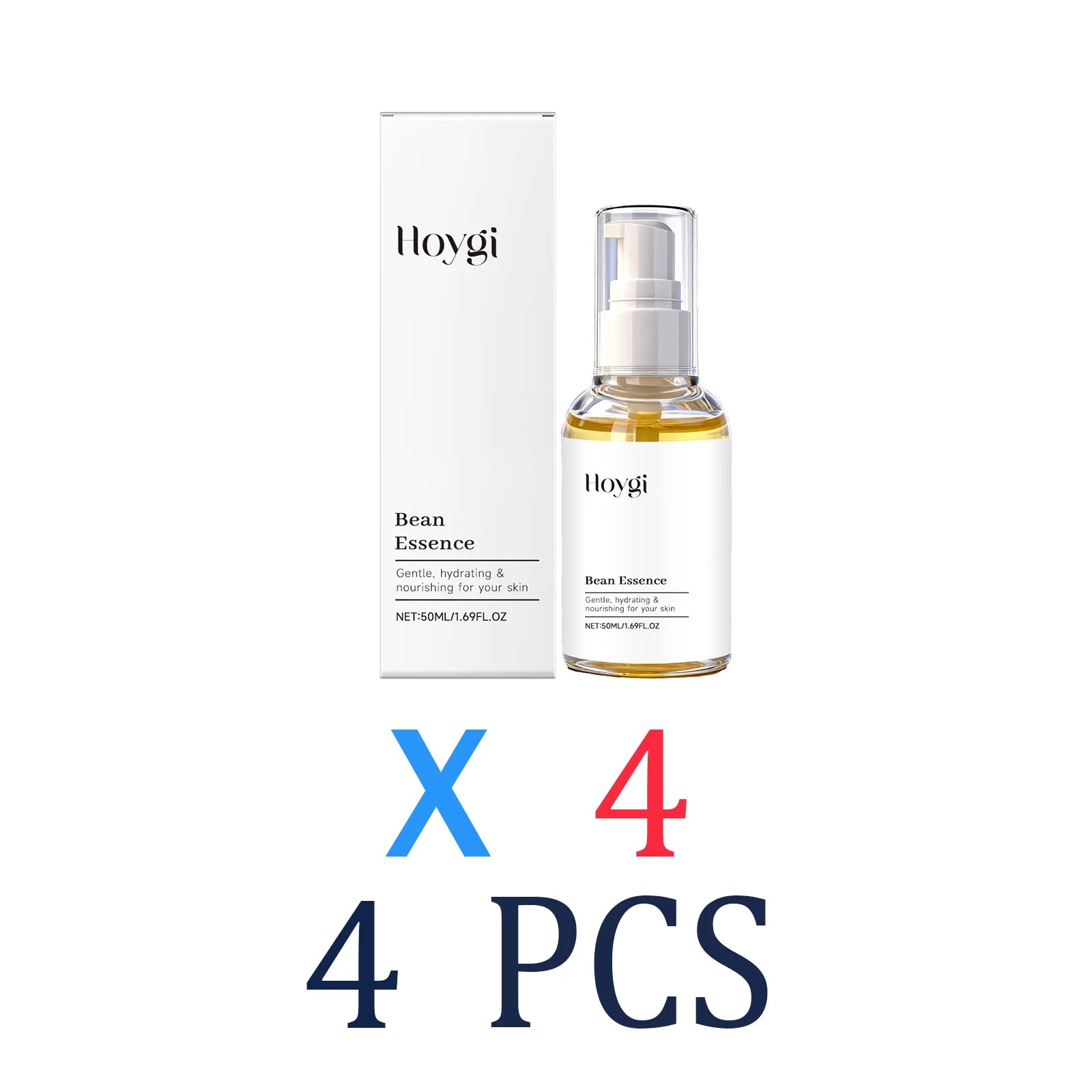 Hydrating Facial Serum Moisturizer for Dry Skin Remedy Winter Skincare Deep Hydration Lock Nourishment Daily Facial Care Zpaxo 4 Pcs