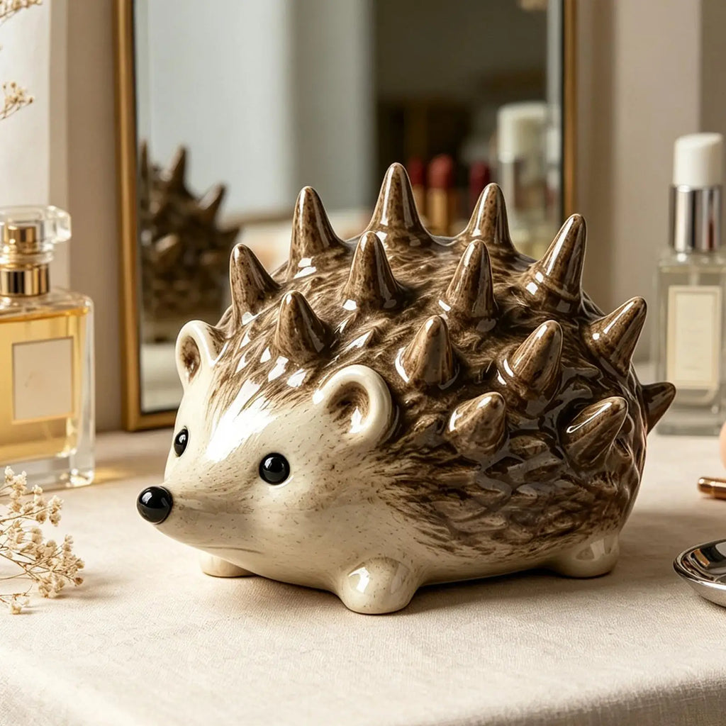 Ring Holder Display Hedgehog Shape Jewelry Storage Stand Home Bedroom